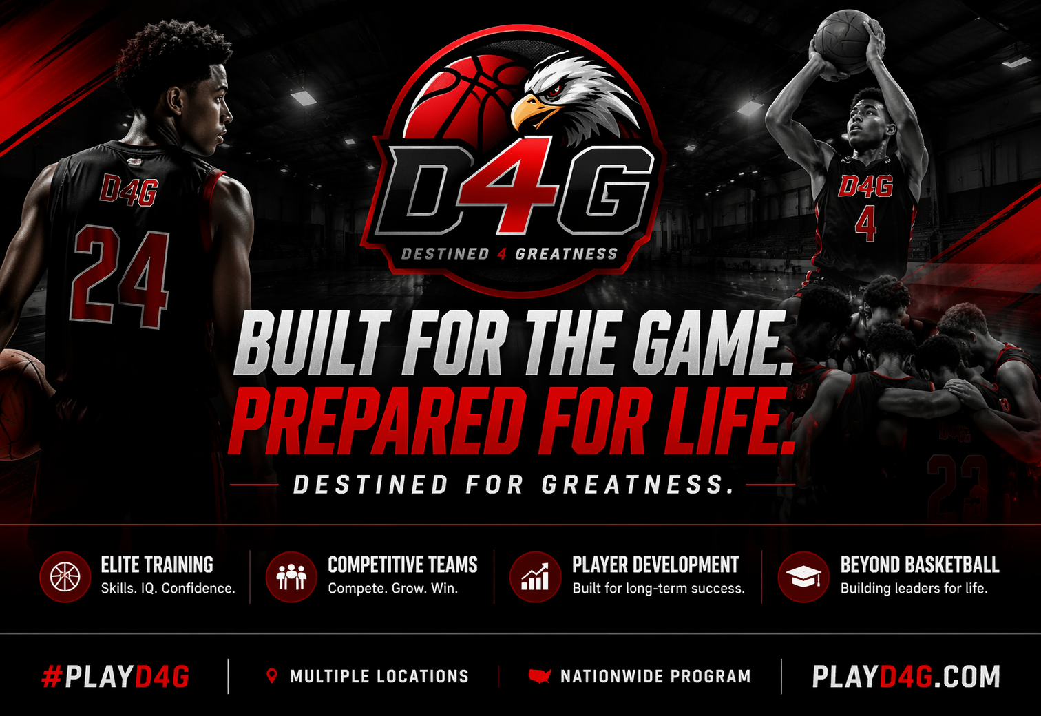 D4G family — athletes, coaches, and families united